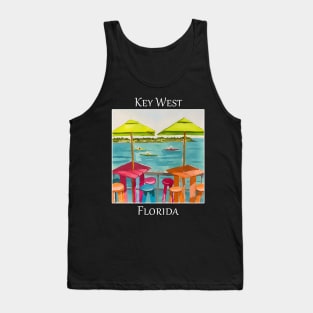 Key West Florida Umbrellas - WelshDesigns Tank Top